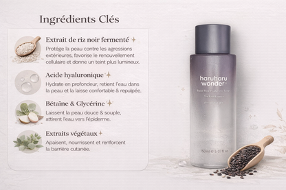 HaruHaru Wonder - Black Rice Hyaluronic Toner for Sensitive Skin 150ml