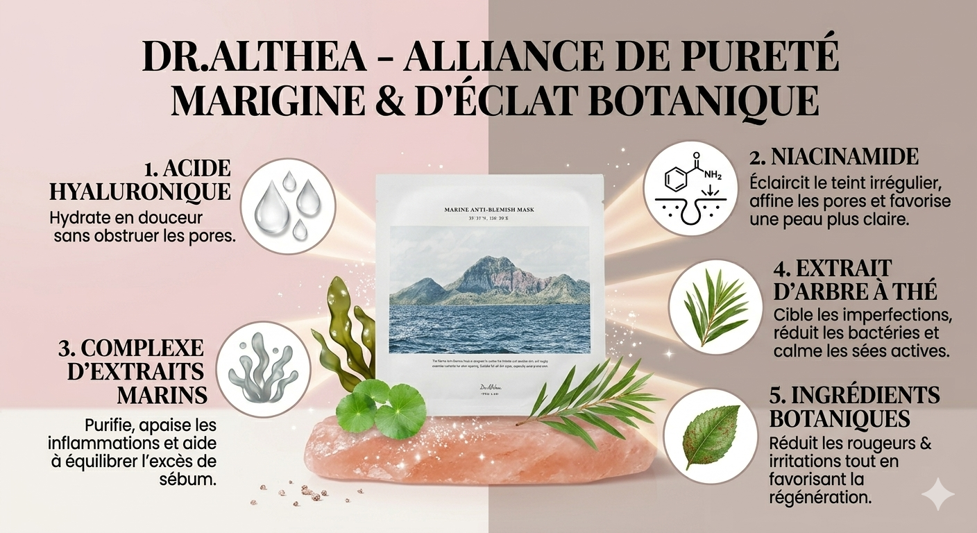 Dr. Althea - Marine Anti-blemish sheet mask, 27g