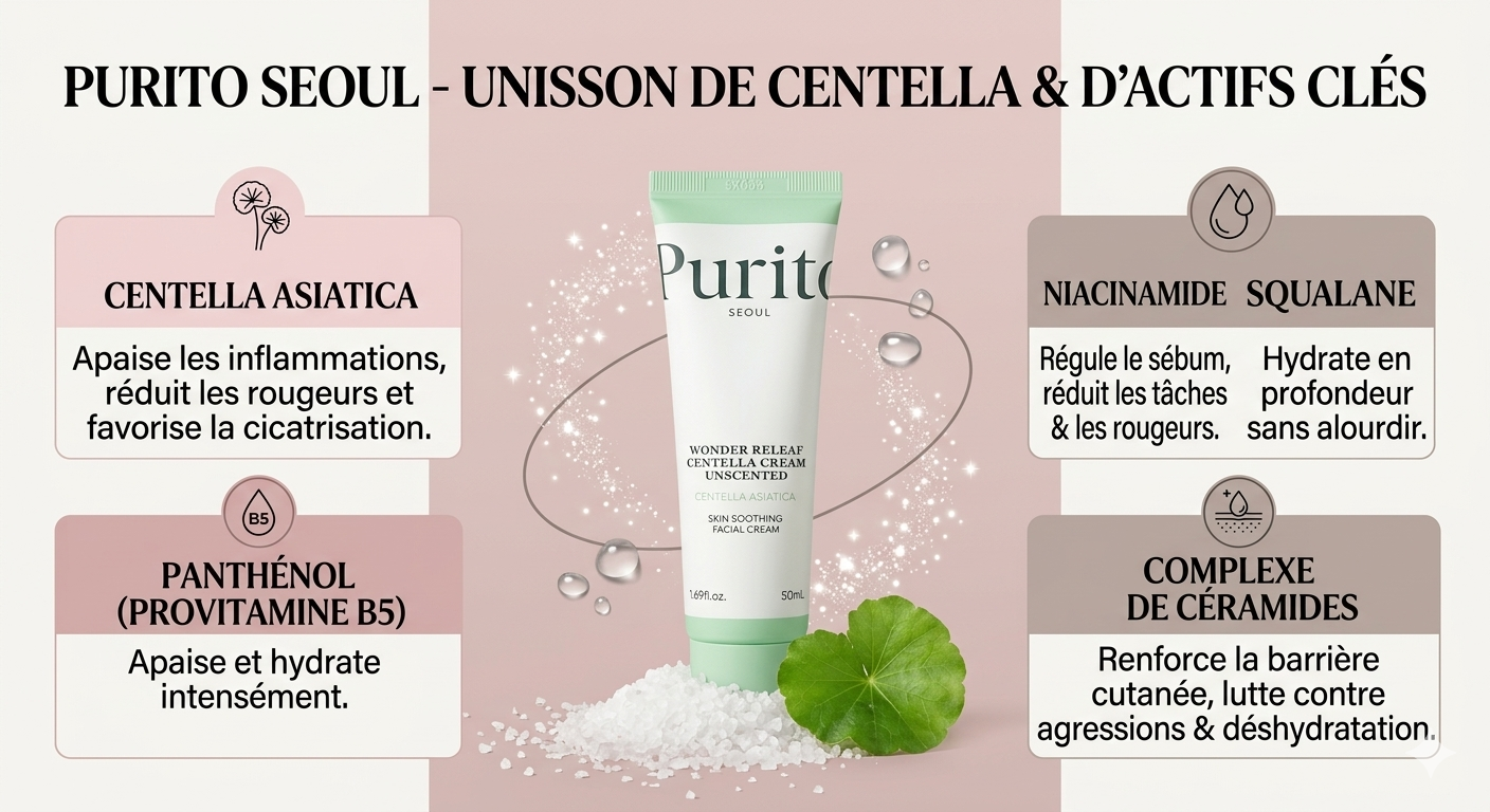 PURITO –  Wonder Releaf Centella Cream Unscented 50ml