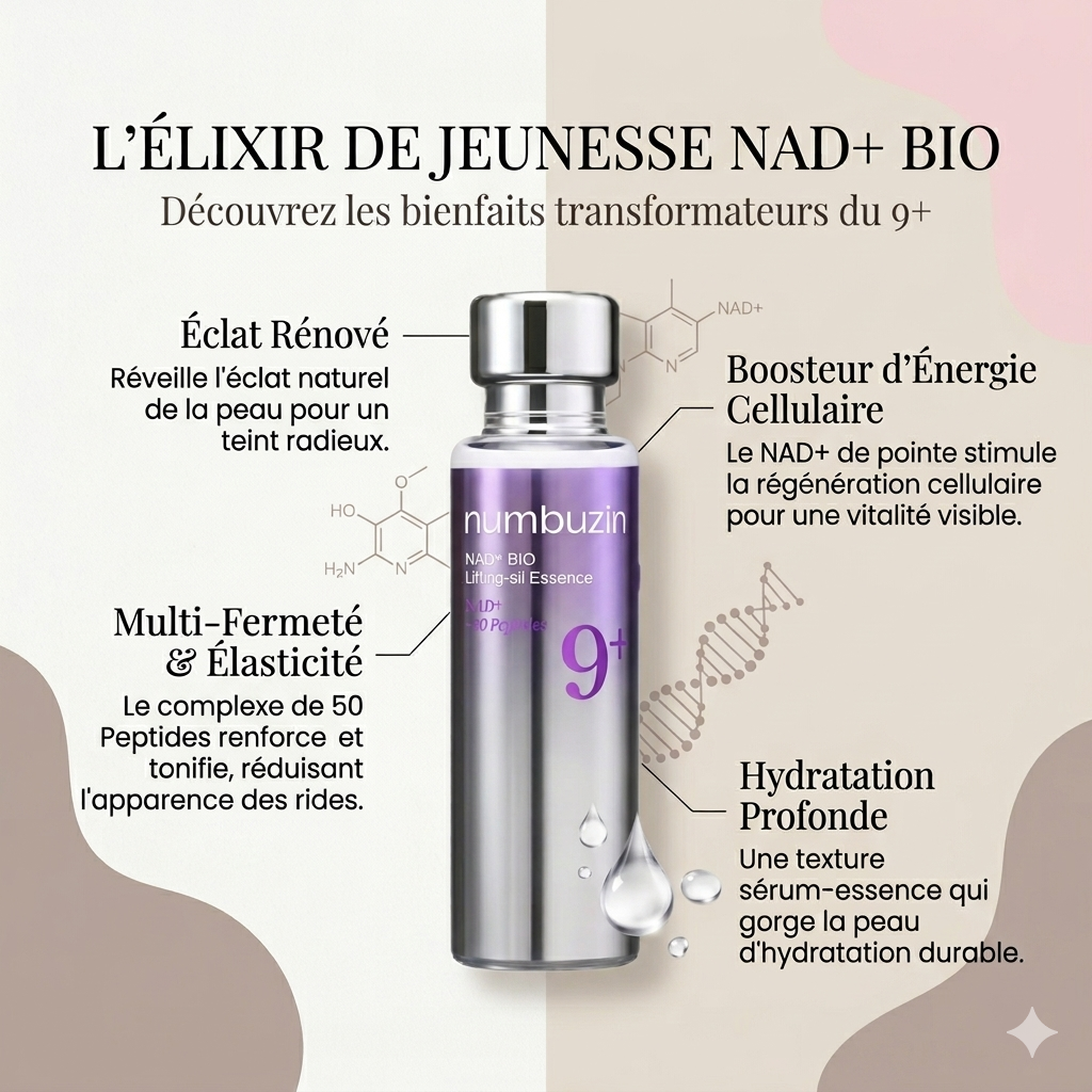 Numbuzin – No.9+ NAD BIO Lifting-sil Essence 30ml