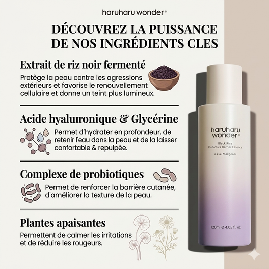 Haruharu Wonder – Black Rice Probiotics Barrier Essence 120ml