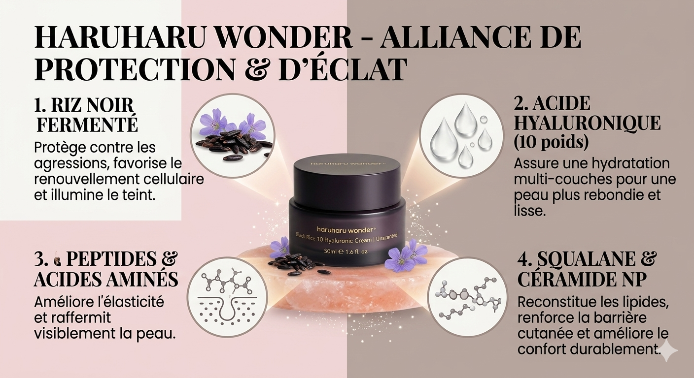 HaruHaru Wonder - Black Rice 10 Hyaluronic Cream Unscented 50ml